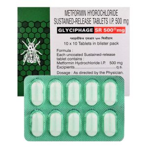 글리시파지 500 SR 서방정 (메트포르민 500mg)